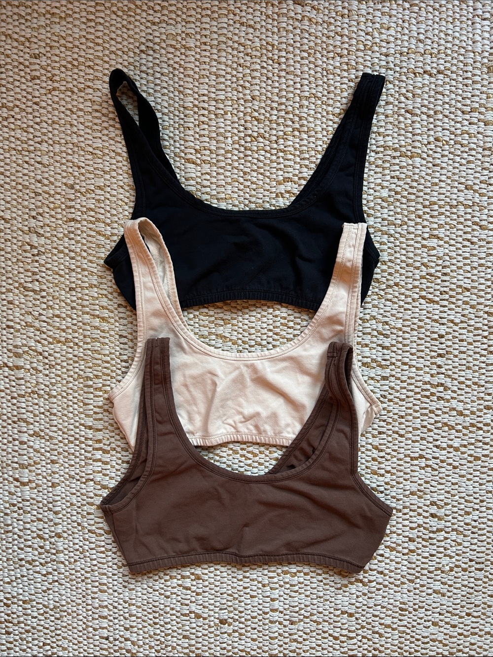 Mate the Label Organic Comfort Scoop Bralette bundle of 3
